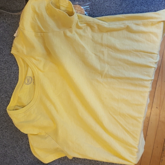 Wonder Nation Girls yellow tee size is large - Picture 3 of 4